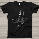 Lofaris Personalized Dad And Kids Hands Fathers Day T - Shirt